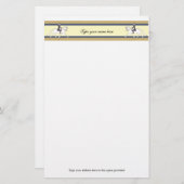 Dressage Deco Briefpapier (Voorkant / Achterkant)