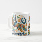 Dressage équitation cavalier Cheval Mug (Devant gauche)