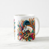 Dressage équitation cavalier Cheval Mug (Devant droit)