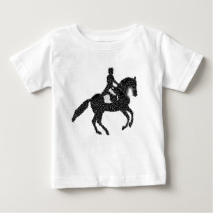 Dressage Horse and Rider Mosaic Design
