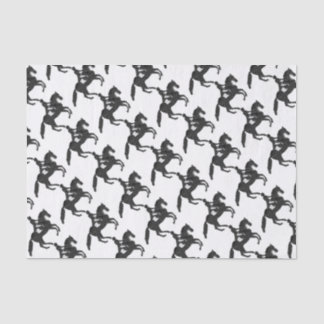 Dressage Horse and Rider Mosaic Design Tissuepapier