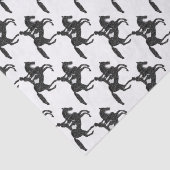 Dressage Horse and Rider Mosaic Design Tissuepapier (Detail)