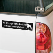Dressage Horse Bumpersticker (Op Truck)