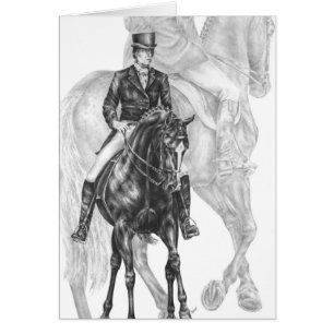 Dressage Horse Half Pass Dessin par Kelli Swan
