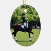 Dressage Horse Ornament (Achterkant)