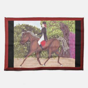 Dressage Horse rijkeukenhanddoek Theedoek