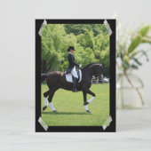 Dressage Horse Show Invitation de l'cavalier (Debout devant)
