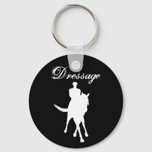 Dressage Horse Silhouette Sleutelhanger