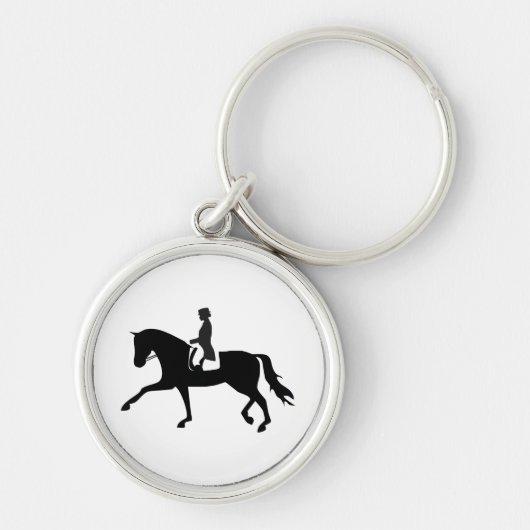 Dressage Horse Sleutelhanger (Voorkant)