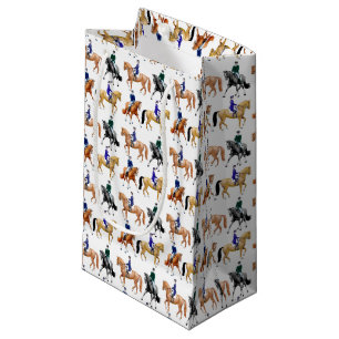 Dressage Horses and Riders Equestrian Gift Bag Klein Cadeauzakje