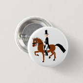 Dressage Pony Button! Ronde Button 3,2 Cm (Voorkant /achterkant)