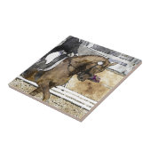 Dressage Rider Tegeltje (Zijkant)