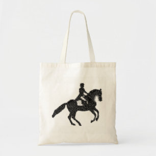Dressage-Tas - Ontwerp van paardenmozaïeken en pe Tote Bag