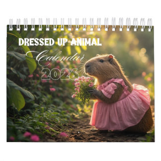 Dressed Up Animal Calendar 2026 Kalender