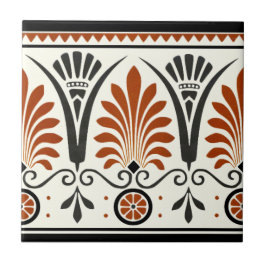Dresser Minton Palmette Tegel Repro Document Color Tegeltje