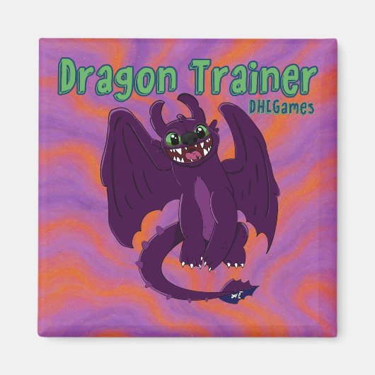 Dresseur de dragons Petit aimant (Devant)