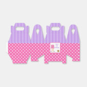 Dressing Gown Pyjama's en Pannenkoeken Party Bedankdoosjes (Uitgevouwen)