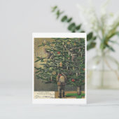  "Dressing the Christmas Tree" Mailick Feestdagenkaart (Staand voorkant)