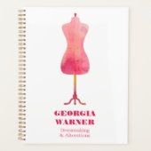Dressmaker Seamstress Kleding Mannequin Pl. Planner (Voorkant)