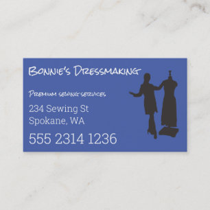 Dressmaker Tailor Creëer Uw eigen Easy Generic Bus Visitekaartje