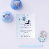 Dressmaker Wijzigingen Blauw Adverteren Flyer (Enkel)