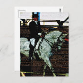 Dressuur Paard Kunst Briefkaart (Voorkant / Achterkant)