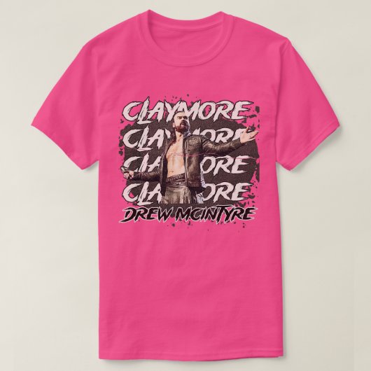 Drew Mcintyre Claymore T-shirt (Design voorkant)