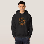 Dribble Hustle Repeat Orange Splash Graphic Hoodie (Voorkant volledig)