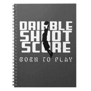Dribble Shoot Score Basketbal Notitieboek