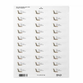 Dribborn Squirrel Return Address Labels (Full Sheet)