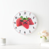 Drie aardbeien grote klok (Huis)