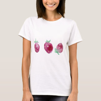 Drie aardbeien t-shirt