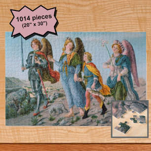 Drie aartsengelen en Tobias (M 017) Legpuzzel