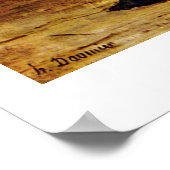 Drie advocaten in gesprek met Honore Daumier Poster (Hoek)