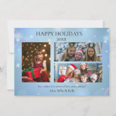 drie Afbeeldingen voor de vierde kerstfotokaart Aankondiging (Voorkant)