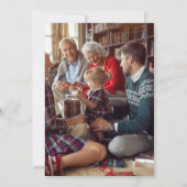 drie Afbeeldingen voor de vierde kerstfotokaart Aankondiging (Achterkant)