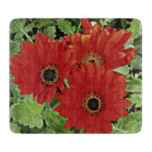 Drie als ze rood bloeien snijplank (Voorkant)