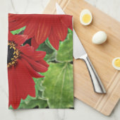 Drie als ze rood bloeien theedoek (Quarter Fold)