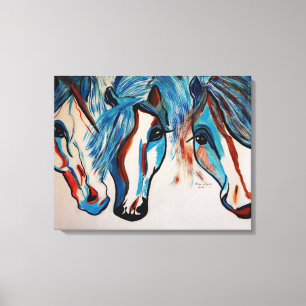 DRIE AMEGOS CANVAS AFDRUK