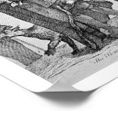 Drie Amerikaanse Cherokee Chiefs, 1762 (graving) Poster (Hoek)