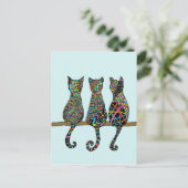Drie Amigos Briefkaart (Staand voorkant)