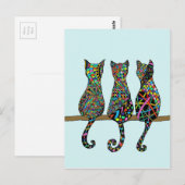 Drie Amigos Briefkaart (Voorkant / Achterkant)