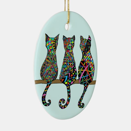 Drie Amigos Keramisch Ornament (Rechts)