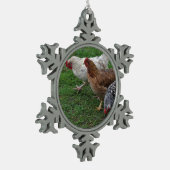 Drie Amigo's Tin Sneeuwvlok Ornament (Links)