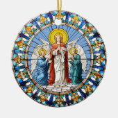 Drie Angels Keramisch Ornament (Voorkant)