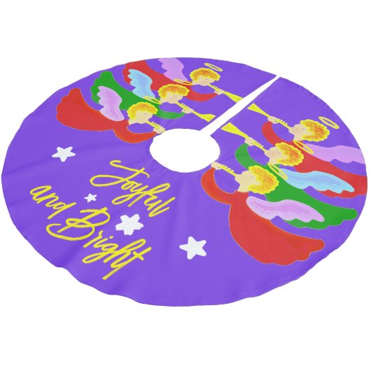 Drie Angels Kerstboom Rok (Gekanteld)