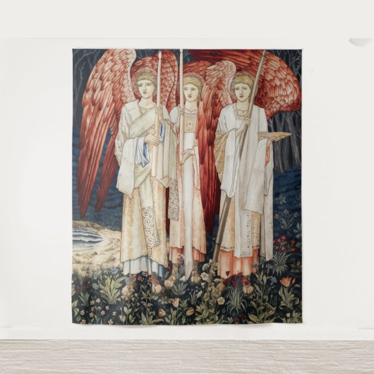 Drie Angels, William Morris Wandkleed (Voorkant)