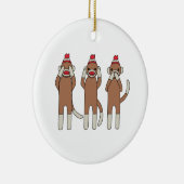 Drie apen keramisch ornament (Rechts)