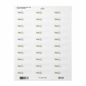 Drie appelbloesems etiket (Full Sheet)