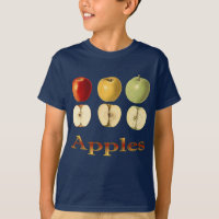 Drie appels ~ Botanische vruchten ~ Alle kleuren a